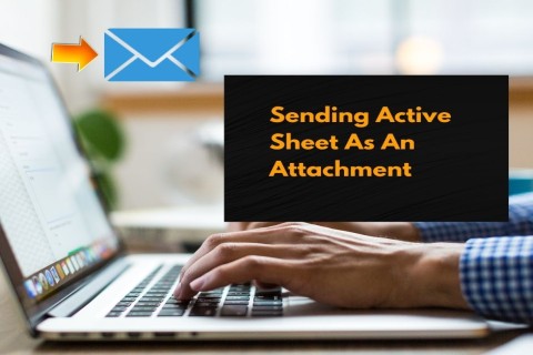 Email active sheet as an attachment through outlook
