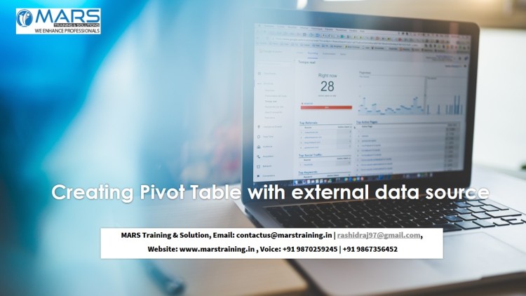 Create a Pivot Table with an external Data Source without opening file