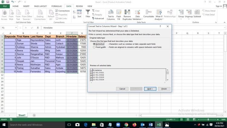 How To Resolve Date Issues In MS Excel?