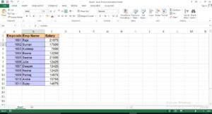 Inserting blank rows in excel without using macro program