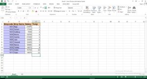 Inserting blank rows in excel without using macro program